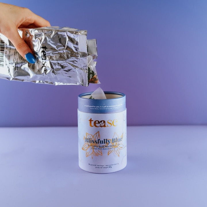 Tease Tea blended green tea Blissfully Blue Refill Blissfully Blue Refill | Mood Support - Tease Wellness Blends