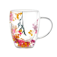 Floral Glass Tea Perfect Tea Mug