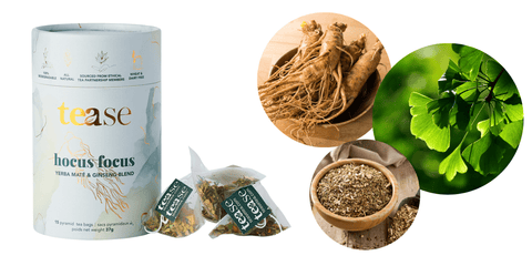 Tease Wellness Ginseng Ginkgo Adaptogen Tea