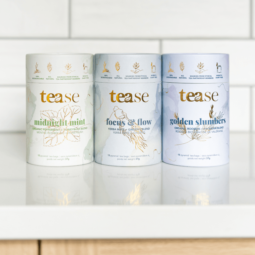Tease Tea & Wellness Blends blended green tea The Wellness Trio Gift Set